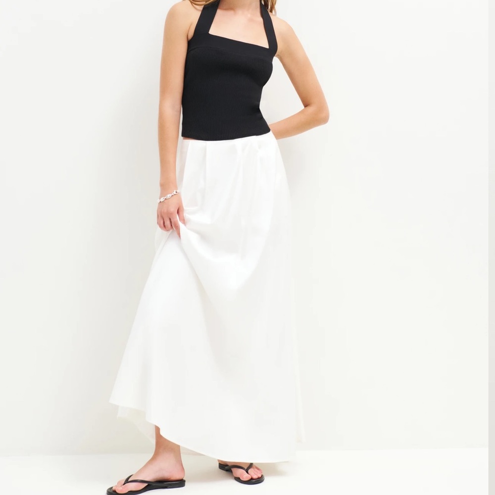 Reformation Galina Cotton Sweater Tank NWT